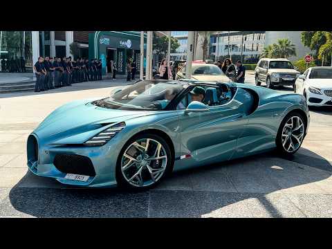 BEST OF Bugatti Mistral in DUBAI!