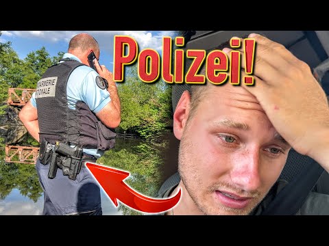 Wir müssen die POLIZEI RUFEN!! 😳 (gefährliche Situation beim Vanlife im Camper Van) - VW T6.1 Bulli