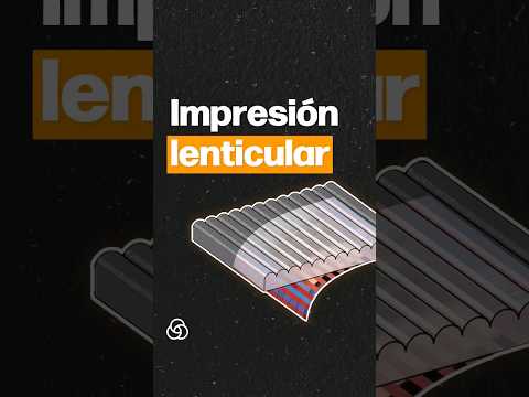 Imágenes EN MOVIMIENTO. Impresión lenticular #impresion #curiosidades #ilusionoptica #sabiasque
