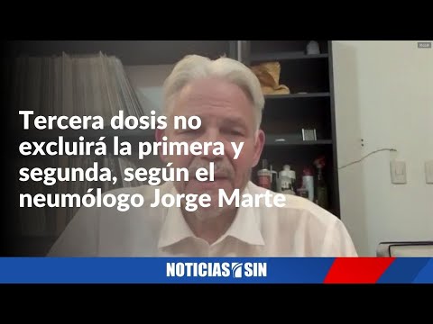 Doctor habla de la tercera dosis