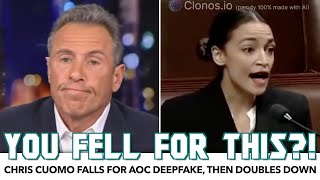 Chris Cuomo Falls For AOC Deepfake, Then Doubles Down On Embarrassing Himself