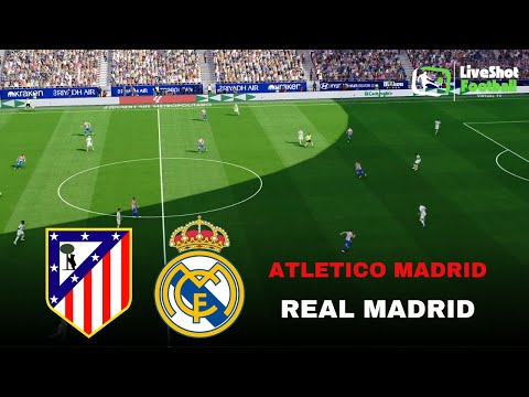 ATLETICO MADRID vs REAL MADRID 🔴 Liga | Match simulation pes21 jeu vidéo