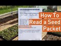 Seed Package Evaluation and Germination