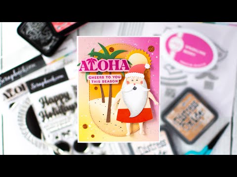 A Summer-Inspired Christmas Card Tutorial! | Scrapbook.com
