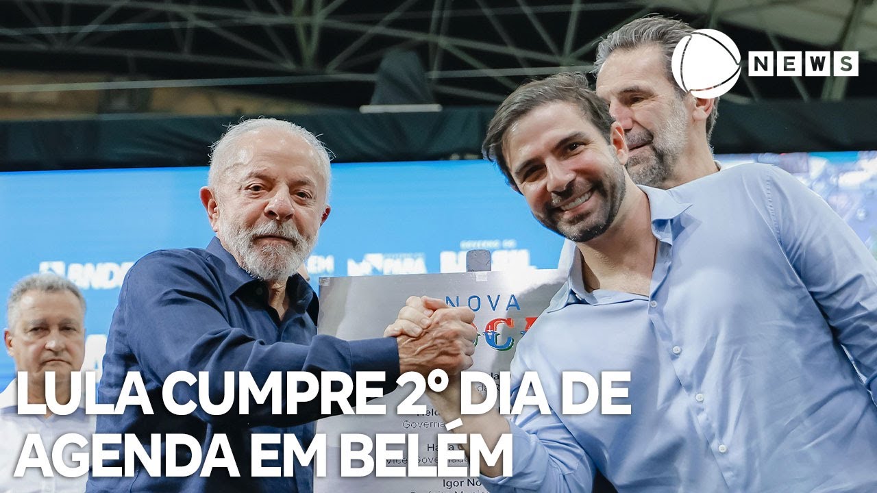 Lula cumpre segundo dia de compromissos em Belém