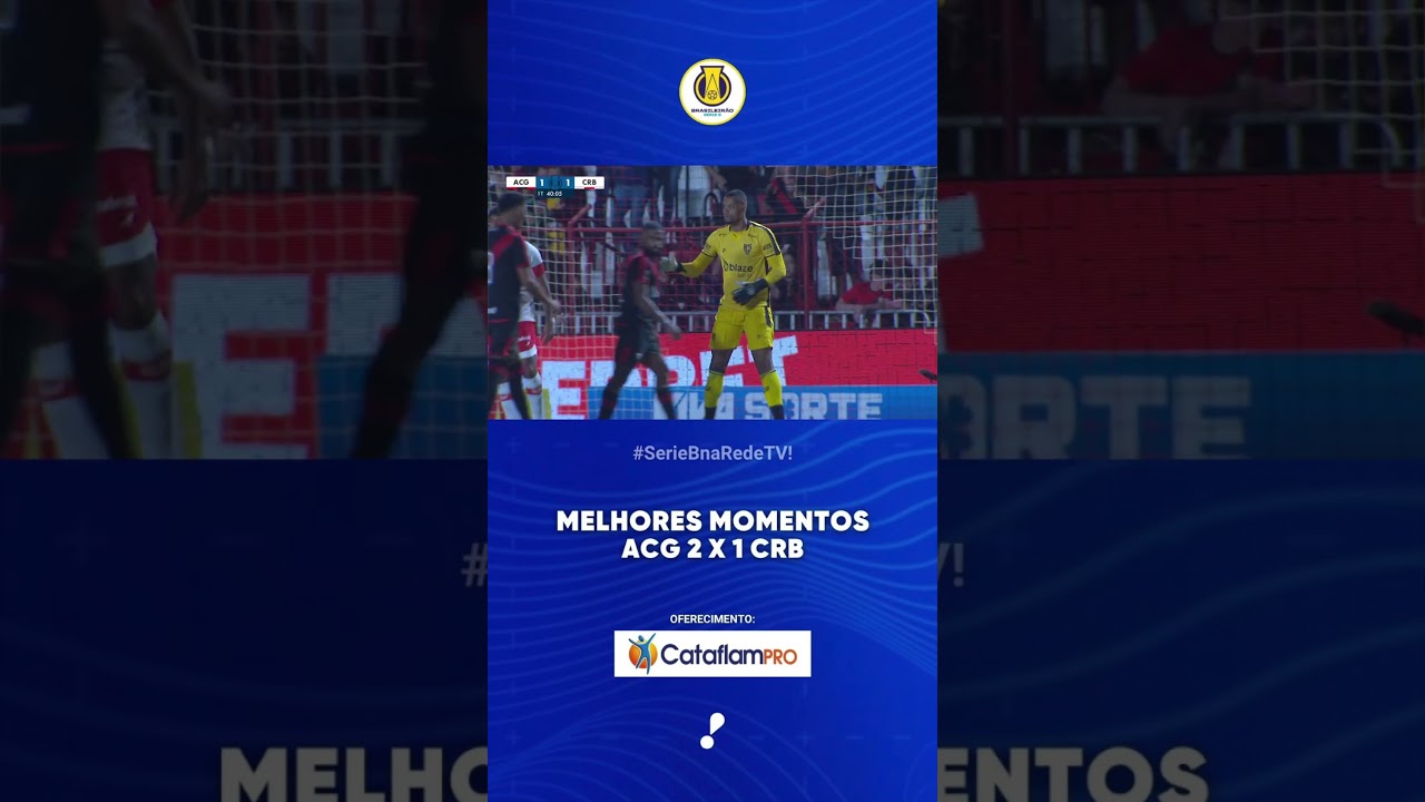 Melhores Momentos Atlético GO 2 x 1 CRB   Série B 2025