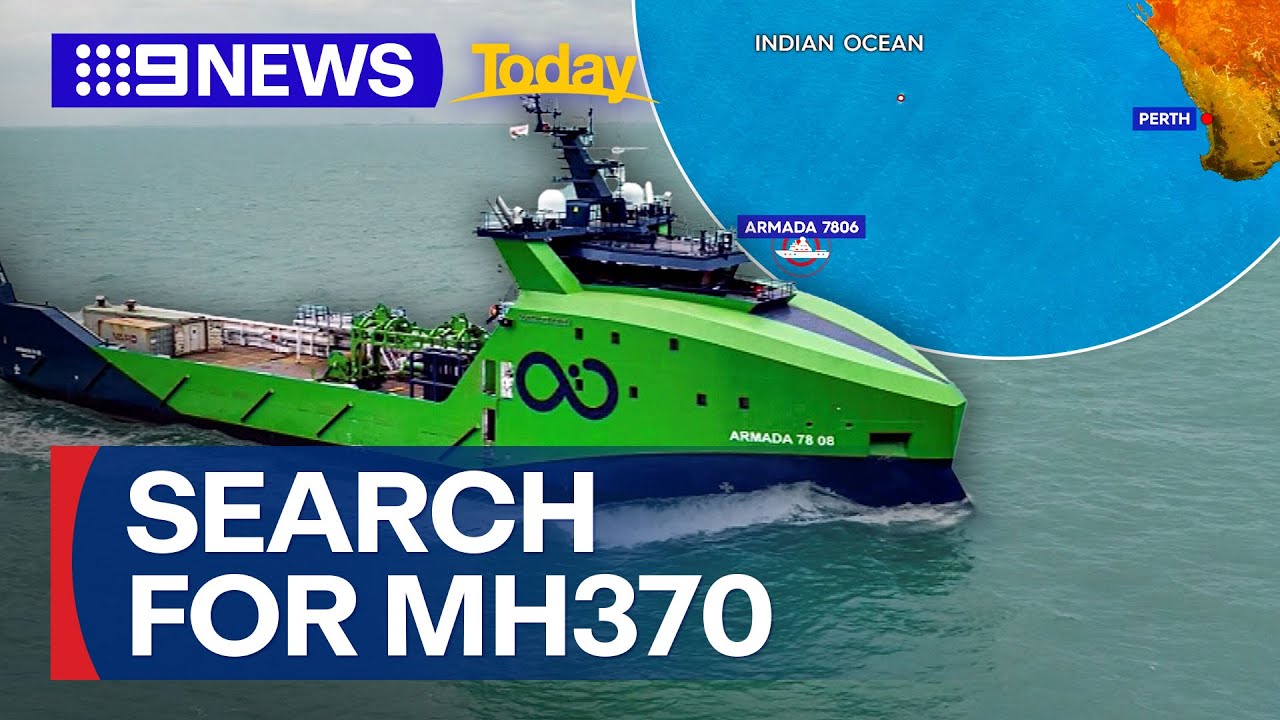 New search begins for missing flight MH370 | 9 News Australia