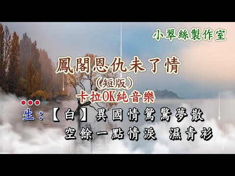鳳閣恩仇未了情 (短版) 卡拉OK純音樂