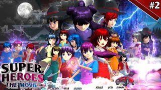 SUPER HEROES THE MOVIE || PENYELAMATAN CHERRY ||~ EPISODE 2/3||~ DRAMA SAKURA SCHOOL SIMULATOR
