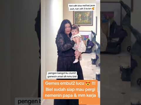 MOMEN GABRIELLA SUDAH SIAP MAU TEMANI DENNY BUAT KERJA #dennysumargo #hiburan #babygirl #cantik