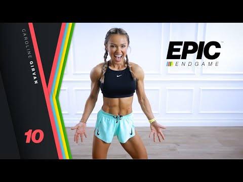 TITAN Tabata HIIT Workout - Bodyweight - EPIC Endgame Day 10 - Caroline Girvan