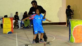 YouTube video thumbnail: Kinshasa Skate Festival Aims to Change Perceptions of Urban Sports
