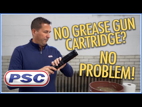 How to fill your grease gun using a pail or drum video

