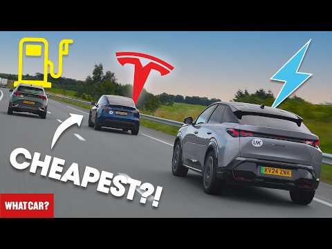 Tesla vs Electric car vs Hybrid review – 1000-mile real-world test! Which is cheapest? | What Car?