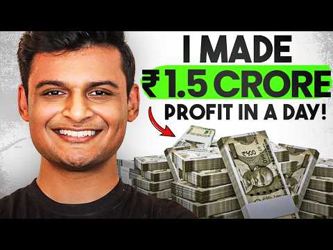 I made ₹1.5cr Profit in a Day with Option Buying?