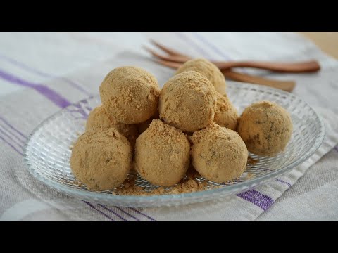 【冷やしてモチっと♡ 生きな粉ボール】簡単すぎてごめんなさい Soybean Flour sweets