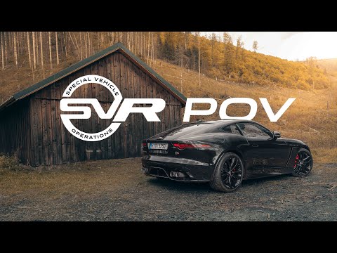Fast driven 2020 Jaguar F-Type SVR 5.0 V8 (Cinematic POV)