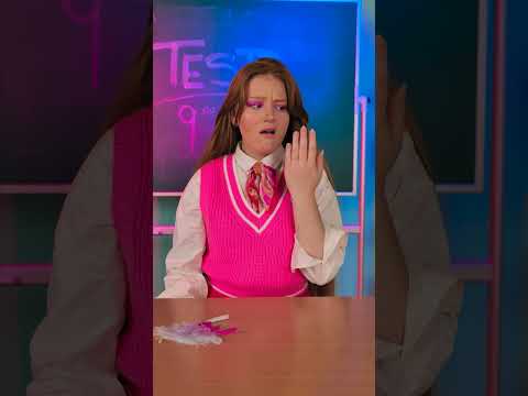 المدرسة المتميزة تحقق خدعة مثالية! 💅😂 لحظة مرحة في الفصل الدراسي