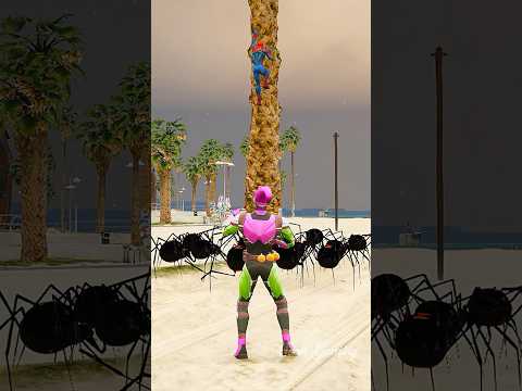 Green Goblin Leaves Spider-Man Left With Giant Spiders #shorts #youtubeshorts #gta