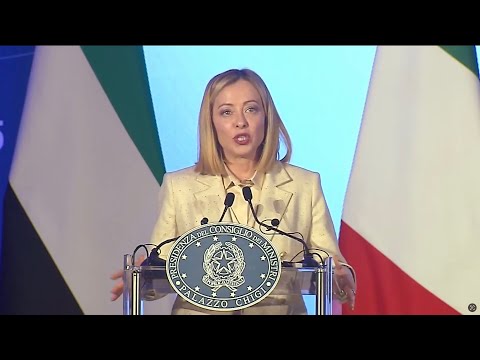 GIORGIA MELONI INTERVIENE AL FORUM IMPRENDITORIALE ITALIA-EMIRATI ARABI UNITI