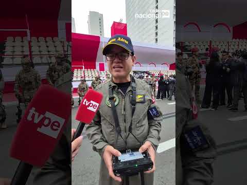 Drones de vigilancia y rescate en la Gran Parada y Desfile Cívico Militar