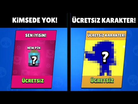 KİMSEDE OLMAYAN ÜCRETSİZ ROZET ve ÜCRETSİZ YENİ KARAKTER🎁 Brawl Stars