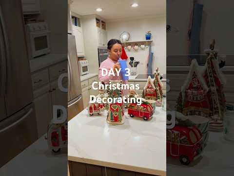 Day 3 of 12 Days of Christmas Decorating ✨ Hallmark Christmas Movie Vibes! 🎄🎅🏽 #christmaskitchen