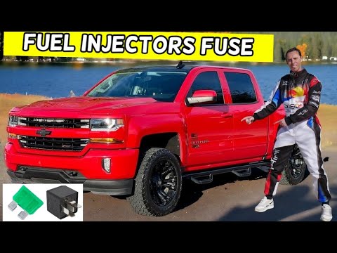 CHEVROLET SILVERADO FUEL INJECTORS FUSE LOCATION REPLACEMENT 2014 2015 2016 2017 2018 2019