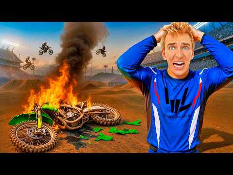 I DESTROYED A $1 MILLION DIRT BIKE!!