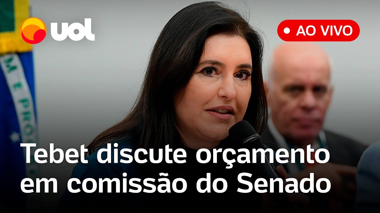 Simone Tebet fala ao vivo em comissão do Senado sobre orçamento gastos do governo Lula e mais