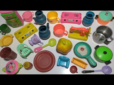 4 Minutes Satisfying With Unboxing Miniature Kitchen Cooking Set Collection - Satisfying Asmr