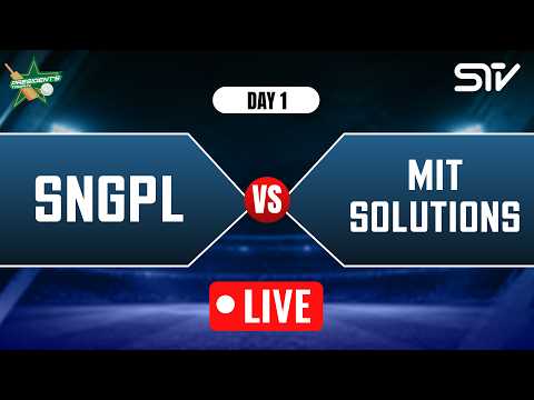 Live | DAY 01 | SNGPL v MIT Solutions | President's Trophy Grade-I | MZK1H