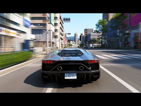 【ForzaHorizon6】アヴェンタドール ウルティメで都内ドライブ!