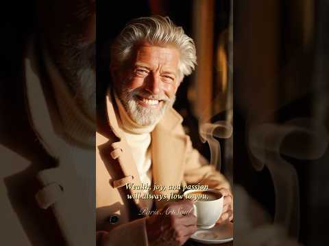 The World’s Most Handsome Silver Fox ❤️ His Warm Gaze Feels Like Morning Coffee #shorts #handsome