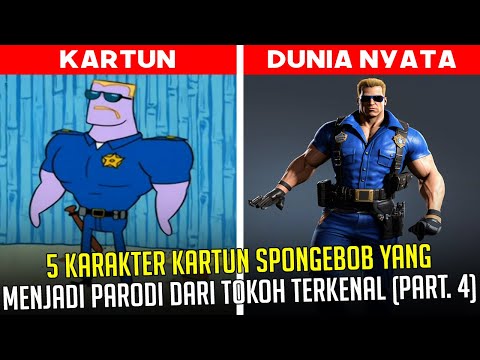 5 Karakter kartun SpongeBob yang menjadi Parodi dari Tokoh terkenal (Part. 4)