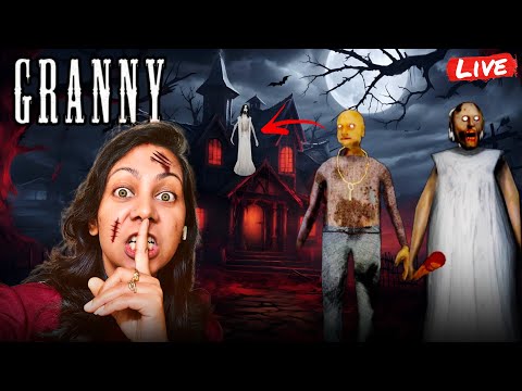 GRANNY LIVE GAMEPLAY || GRANNY LIVE HORROR GAMEPLAY VIDEO #1 #granny #shorts #shortslive #horrorgame