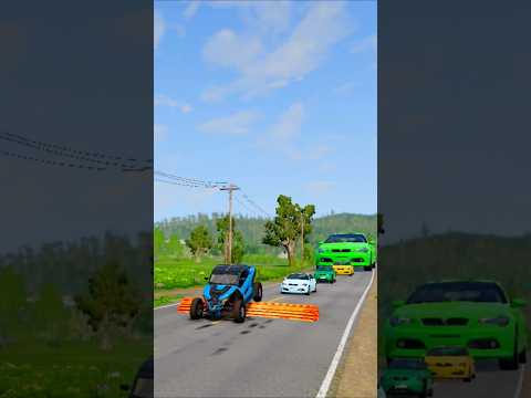 Small To Giant Cars vs Speed Bump - #23