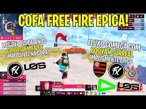 OLHA ISSOOOO! FLUXO COMEÇA COM UM BOOYAH EPICO! LOS GRANDES FAZ BOOYAH E NINGUEM ACREDITOU! COPA FF!