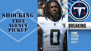 MY REACTION: CALVIN RIDLEY TO THE TENNESSEE TITANS!