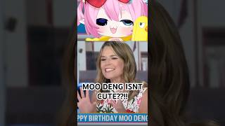 Do you think MOO DENG is cute?! #shorts #chibidoki #vtuber