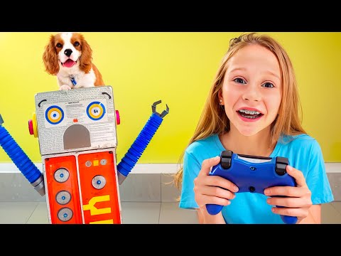Nastya dan Robot Pembersih Sampah - Kompilasi Video