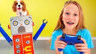 Nastya dan Robot Pembersih Sampah - Kompilasi Video
