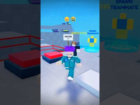bacon is so mean in Teamwork Obby Roblox 🥺#roblox #shorts