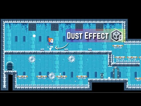How to Make Dust Effect in a 2D Game while Player Jumps | Unity 6 Beginner tutorial