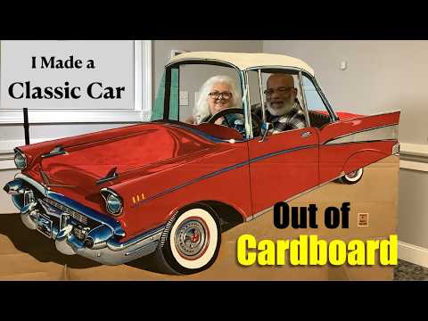 I Made a Classic Car Out of Cardboard