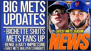 BIG Mets Updates: Bichette Shuts Fans UP, Benge & Baty Impress, Early Bullpen Standouts