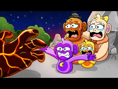 CATNAP FAMILY Turn into GORILLA TAG? GORILLA TAG IS NOT A MONSTER?! (Cartoon Animation)