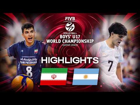 Iran🇮🇷 vs. Argentina🇦🇷 - Semi Final | Highlights | VBW - Men's U17 World Championship