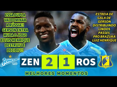 ESTRÉIA MAGNIFICA DE GERSON NO ZENIT COMANDANDO VIRADA ESPETACULAR ! LUIZ HENRIQUE DESTRUIU A ZAGA