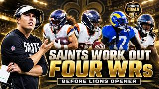 Saints Seeking WR Help Before Lions Opener? Captains, Depth Chart & Cap Watch